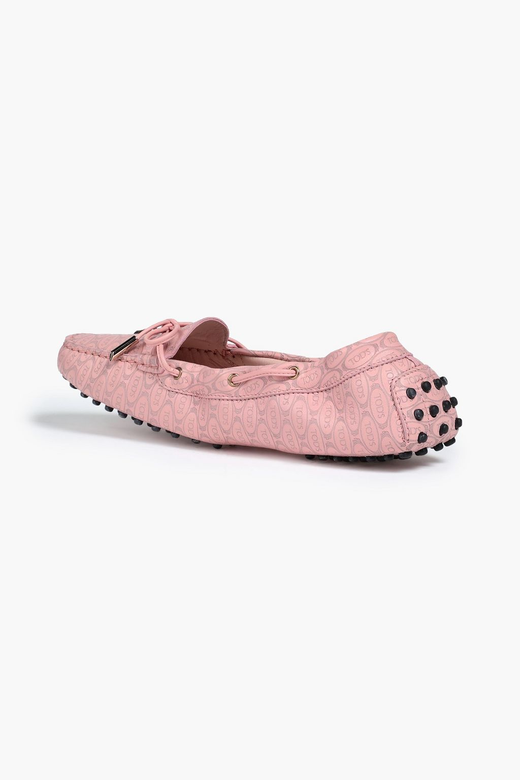 TOD'S + Alber Elbaz Heaven Laccetto logo-embossed leather loafers