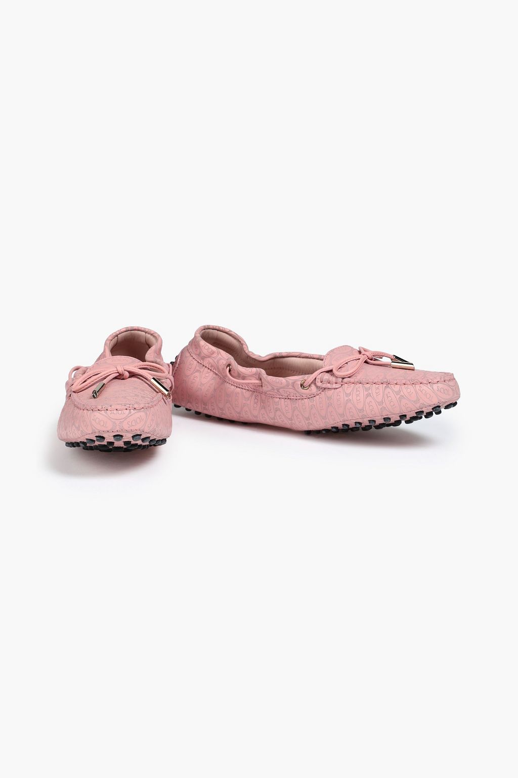 TOD'S + Alber Elbaz Heaven Laccetto logo-embossed leather loafers