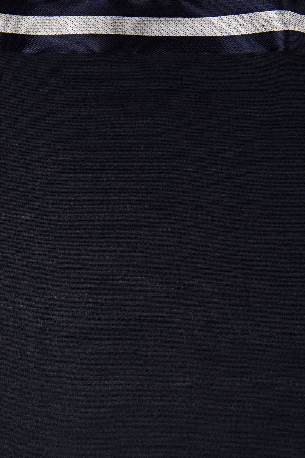 VALENTINO GARAVANI Satin-trimmed flannel scarf