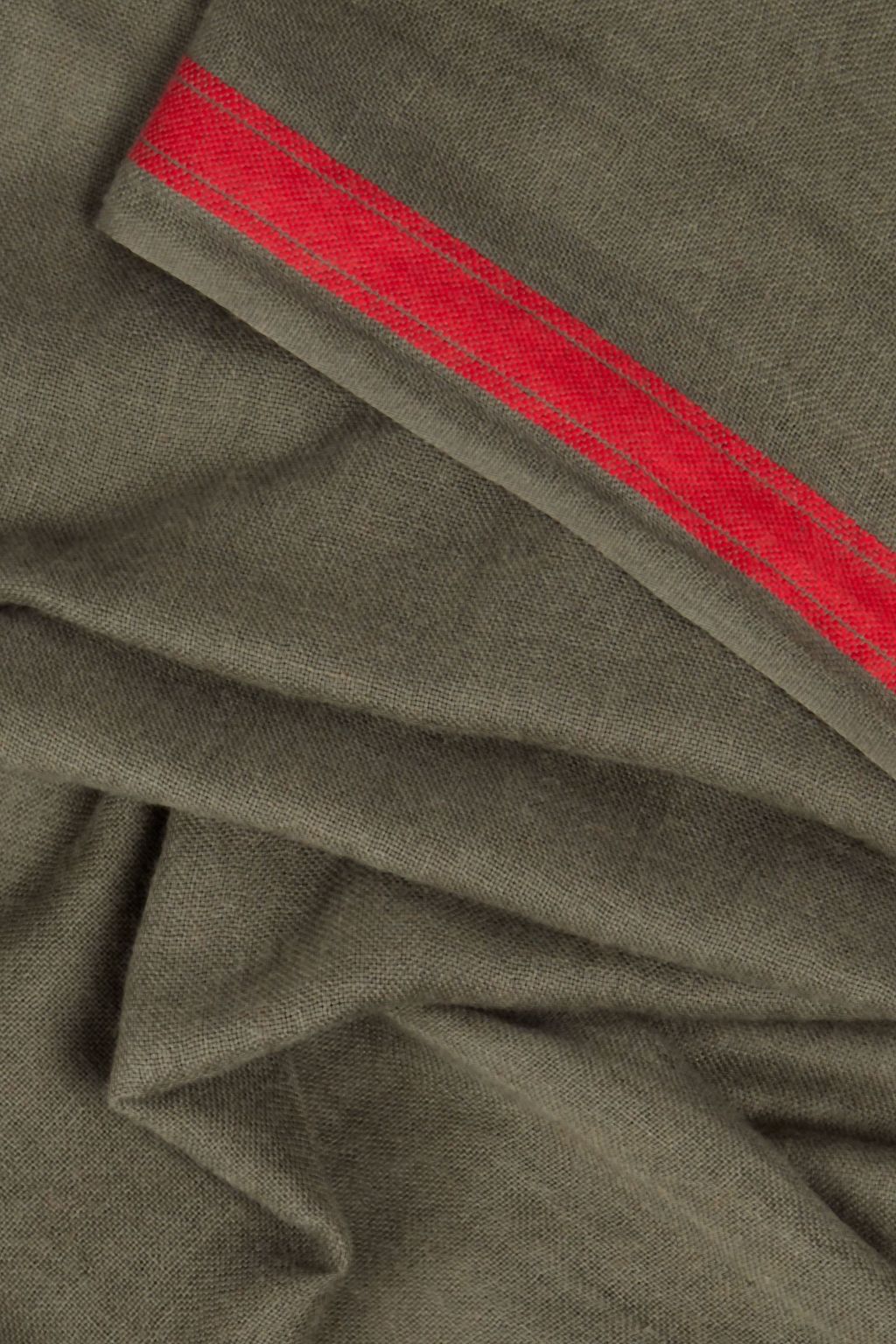 VALENTINO GARAVANI Two-tone cotton and cashmere-blend scarf