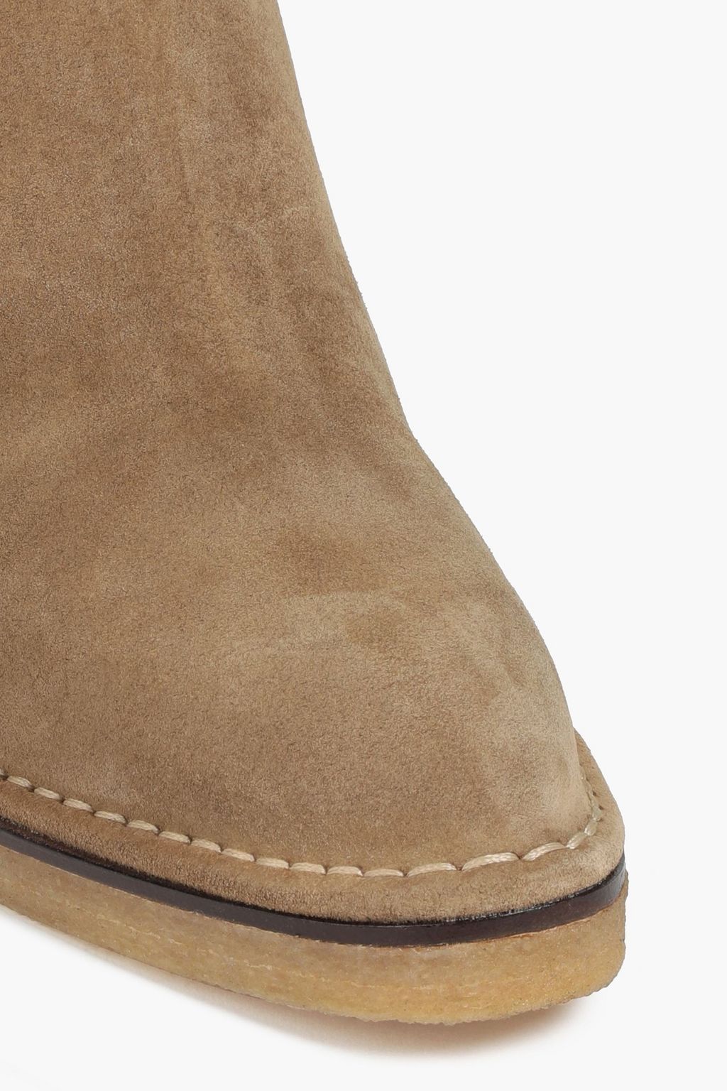 TOD'S Buckled suede ankle boots