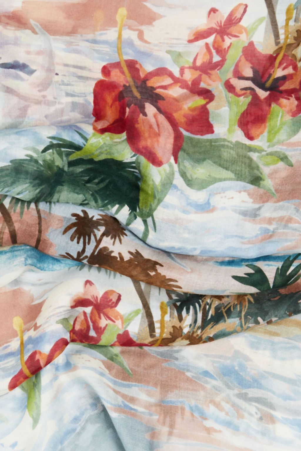 VALENTINO GARAVANI Printed modal, cashmere and silk-blend scarf