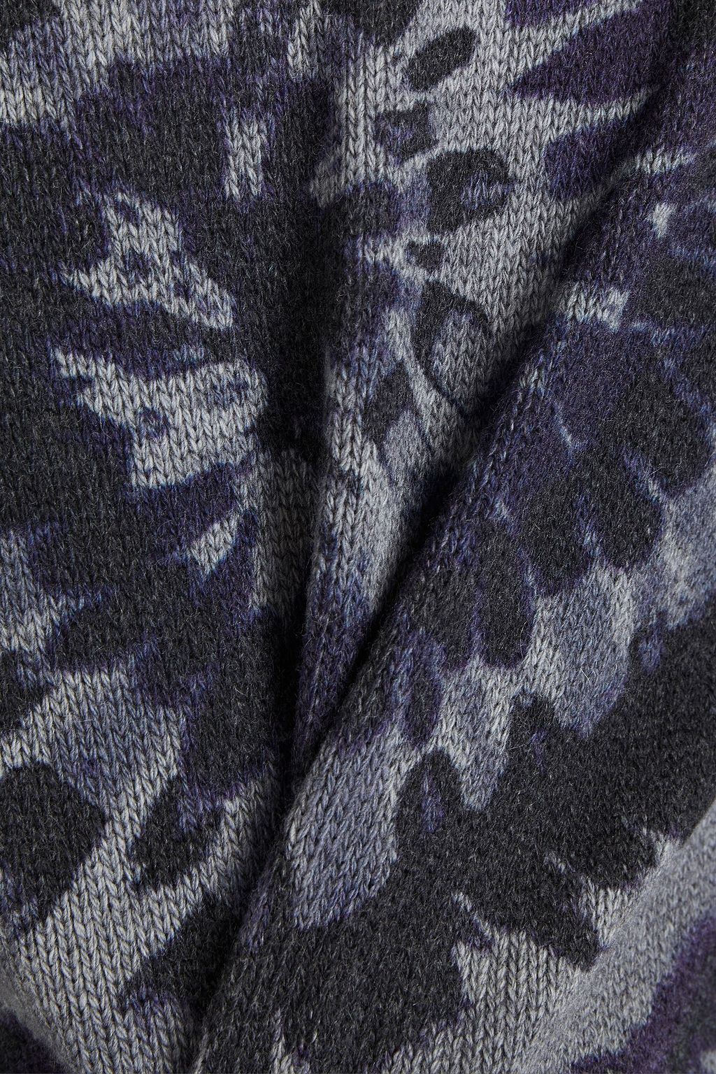 VALENTINO GARAVANI Tie-dyed wool and cashmere-blend sweater