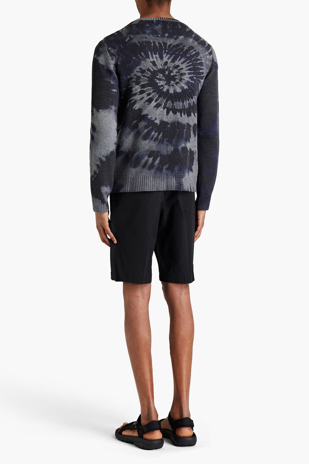 VALENTINO GARAVANI Tie-dyed wool and cashmere-blend sweater