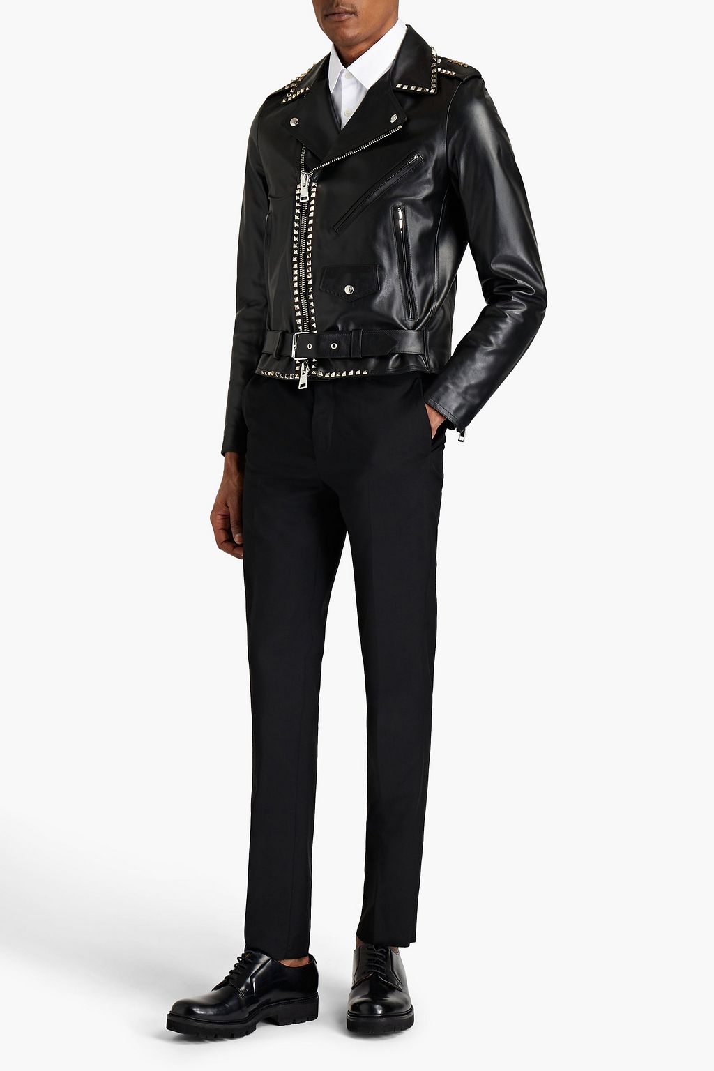 VALENTINO GARAVANI Studded leather jacket