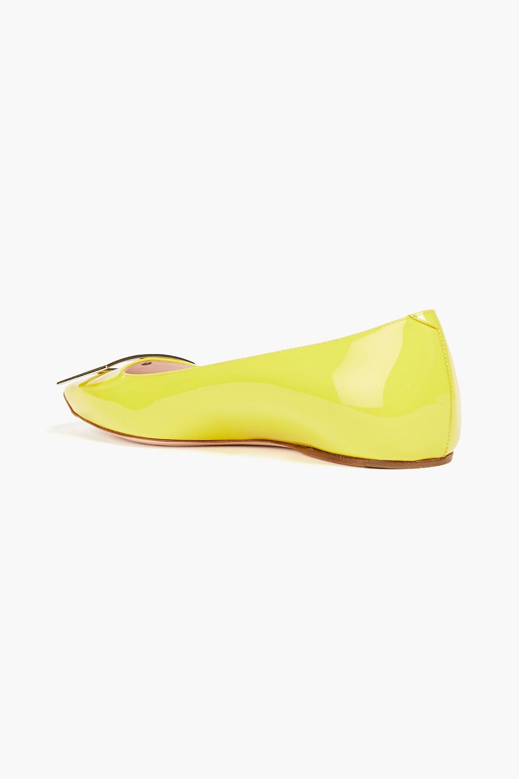 ROGER VIVIER Trompette Bellerine patent-leather ballet flats