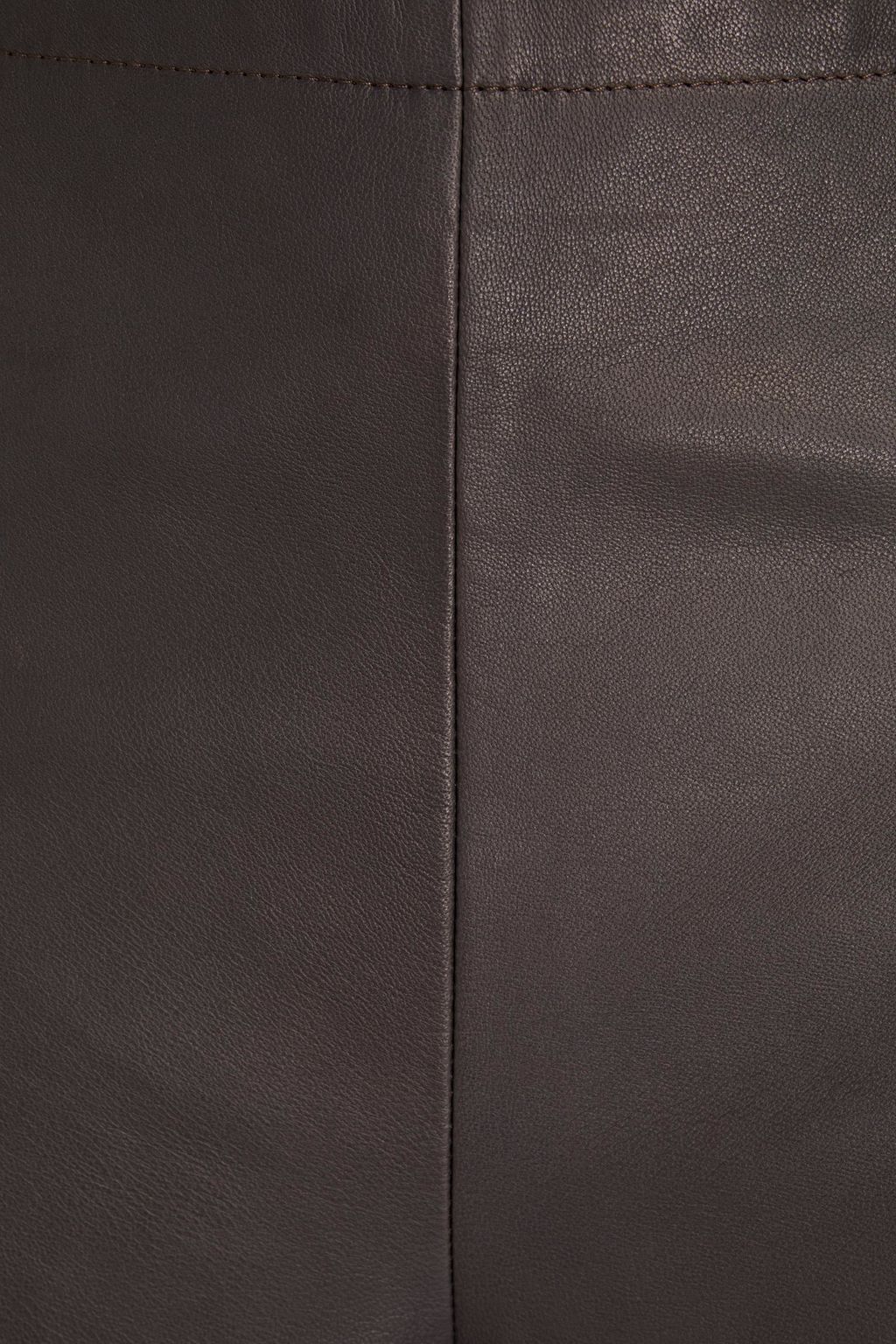 THEORY Leather wide-leg pants