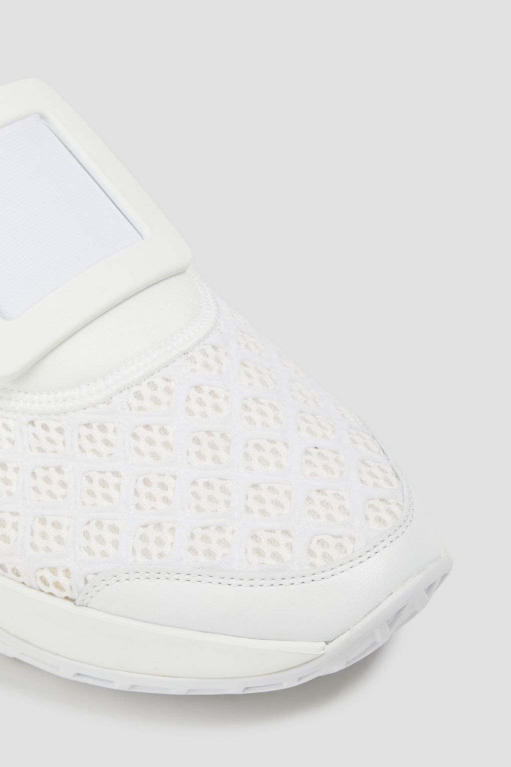 ROGER VIVIER Viv Run scuba, mesh and leather sneakers