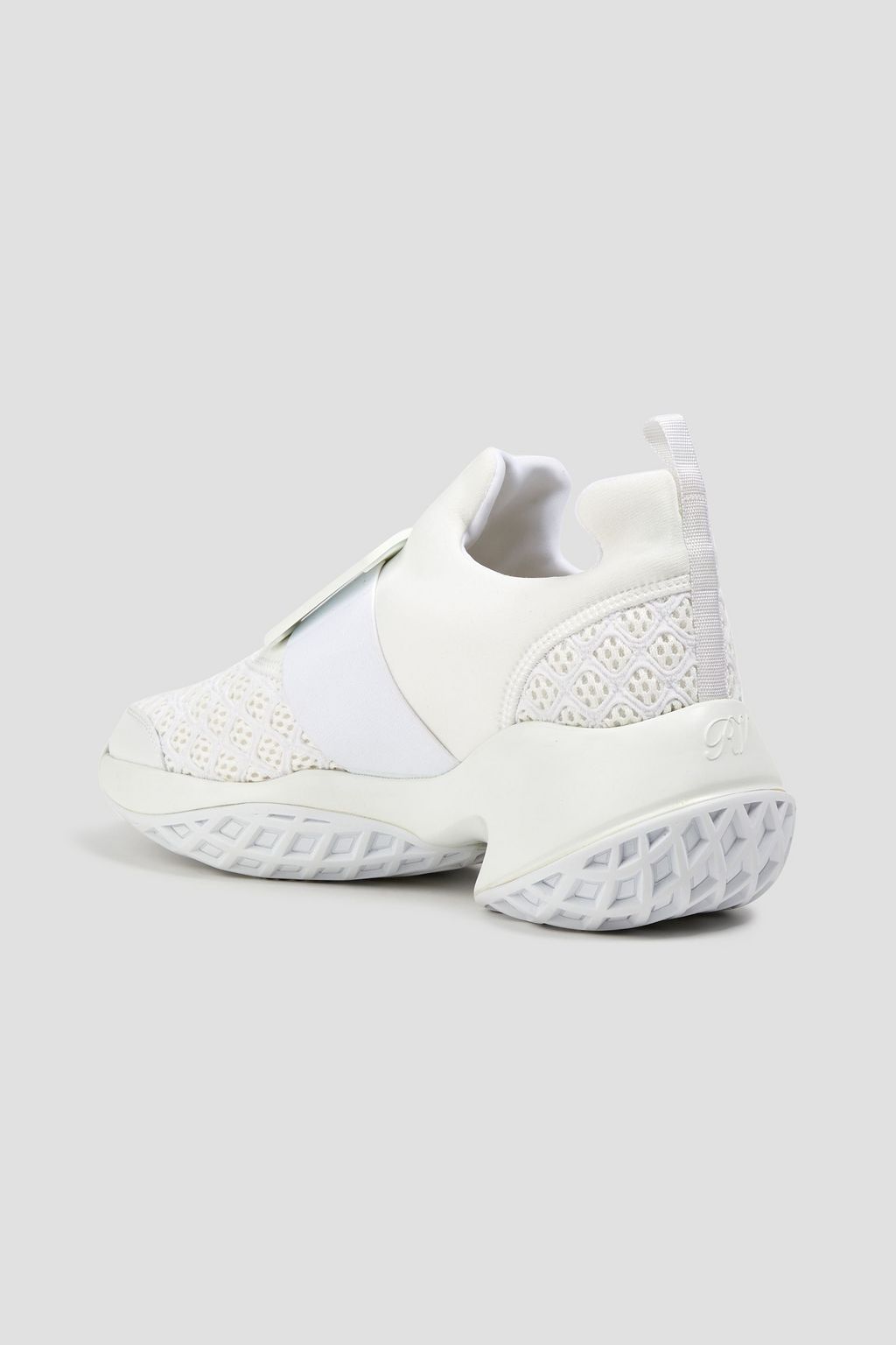 ROGER VIVIER Viv Run scuba, mesh and leather sneakers