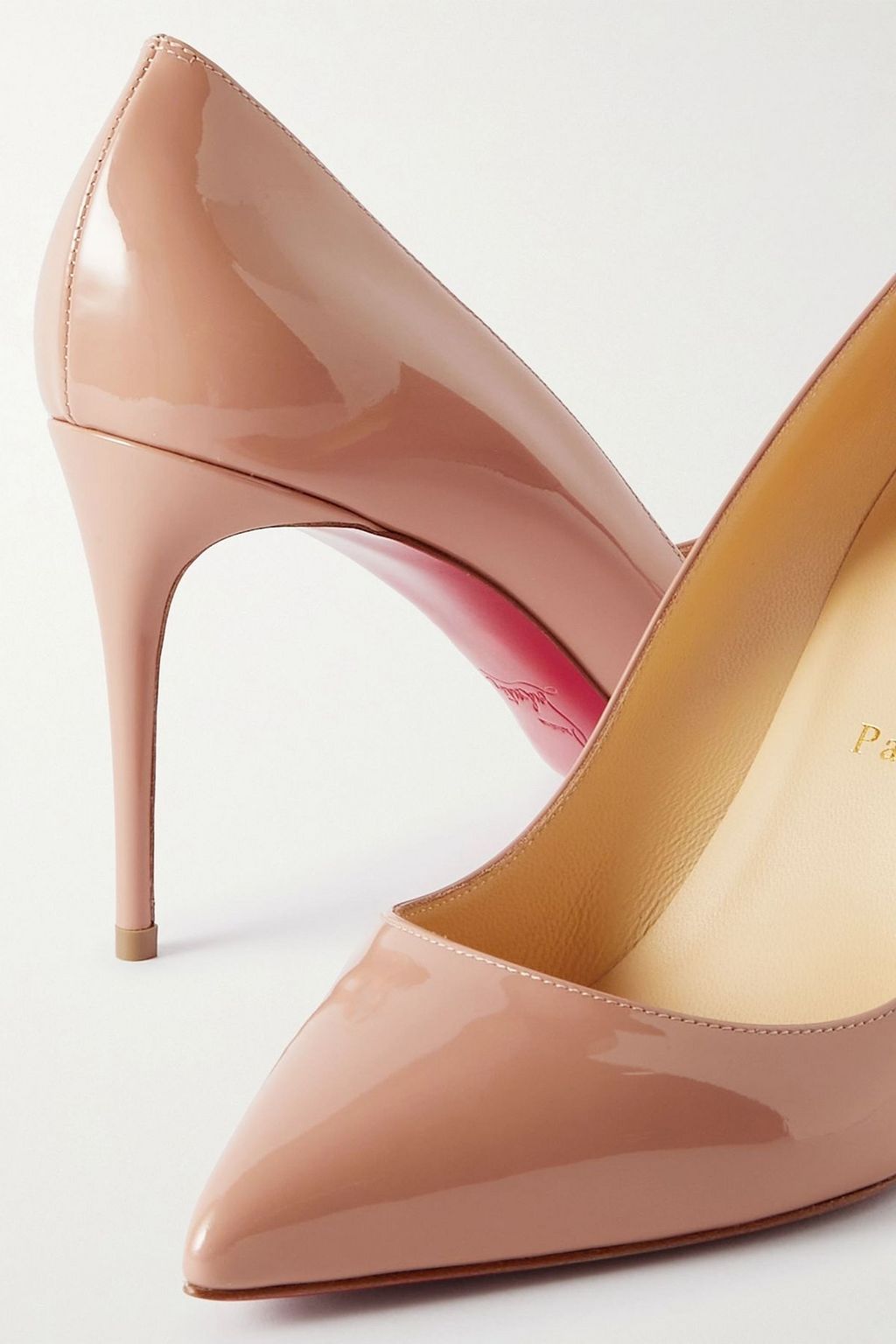 CHRISTIAN LOUBOUTIN Pigalle Follies 85 patent-leather pumps