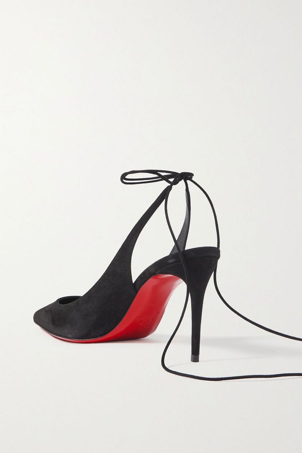 CHRISTIAN LOUBOUTIN Lace Up Kate 85 suede pumps