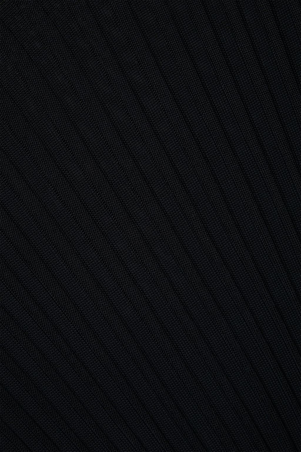 VALENTINO Two-tone ribbed-knit sweater