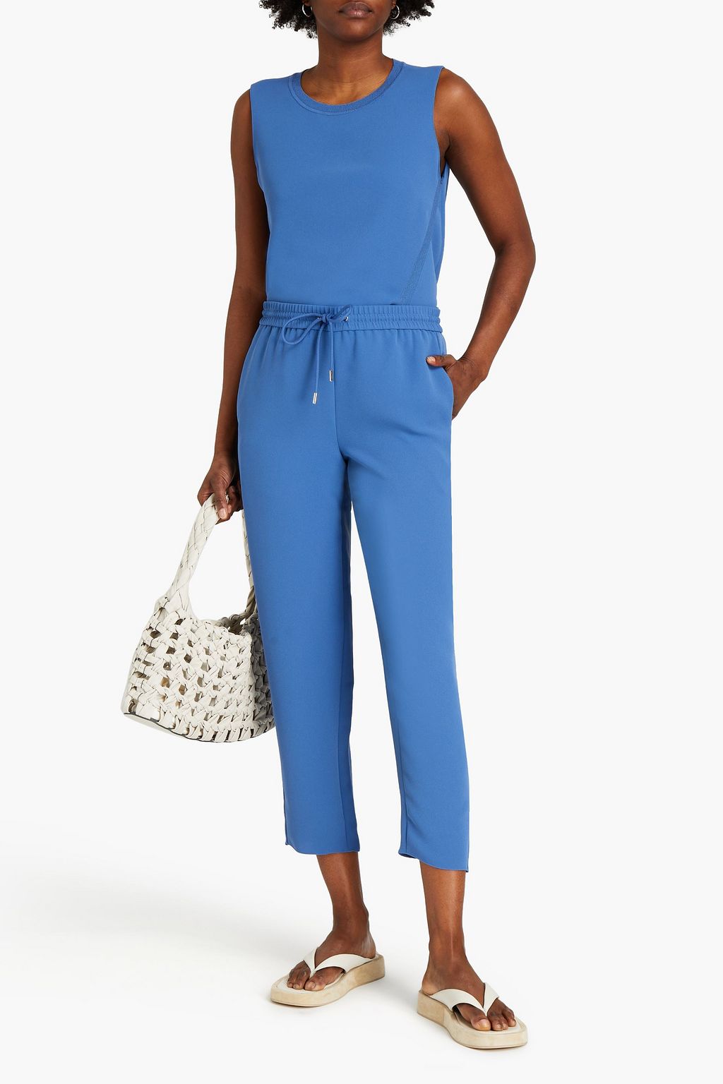 THEORY Crepe tapered pants