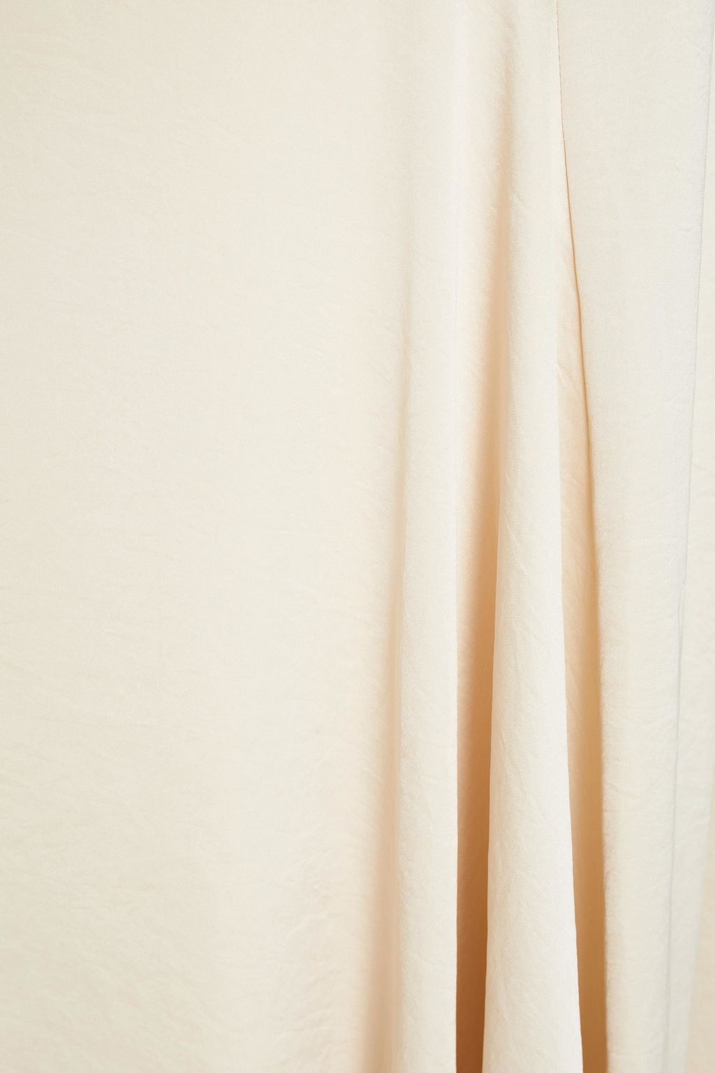 THEORY Asymmetric satin midi skirt