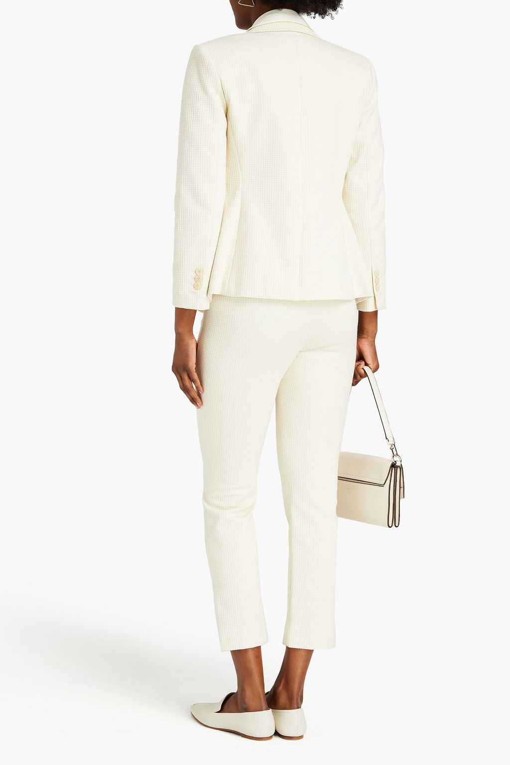 THEORY Cotton-blend seersucker blazer