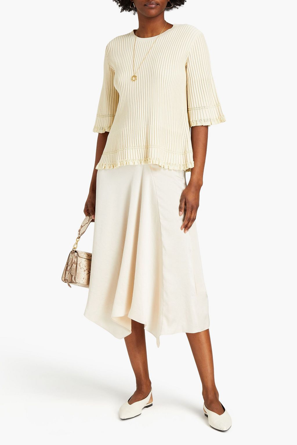 THEORY Ribbed-knit sweater