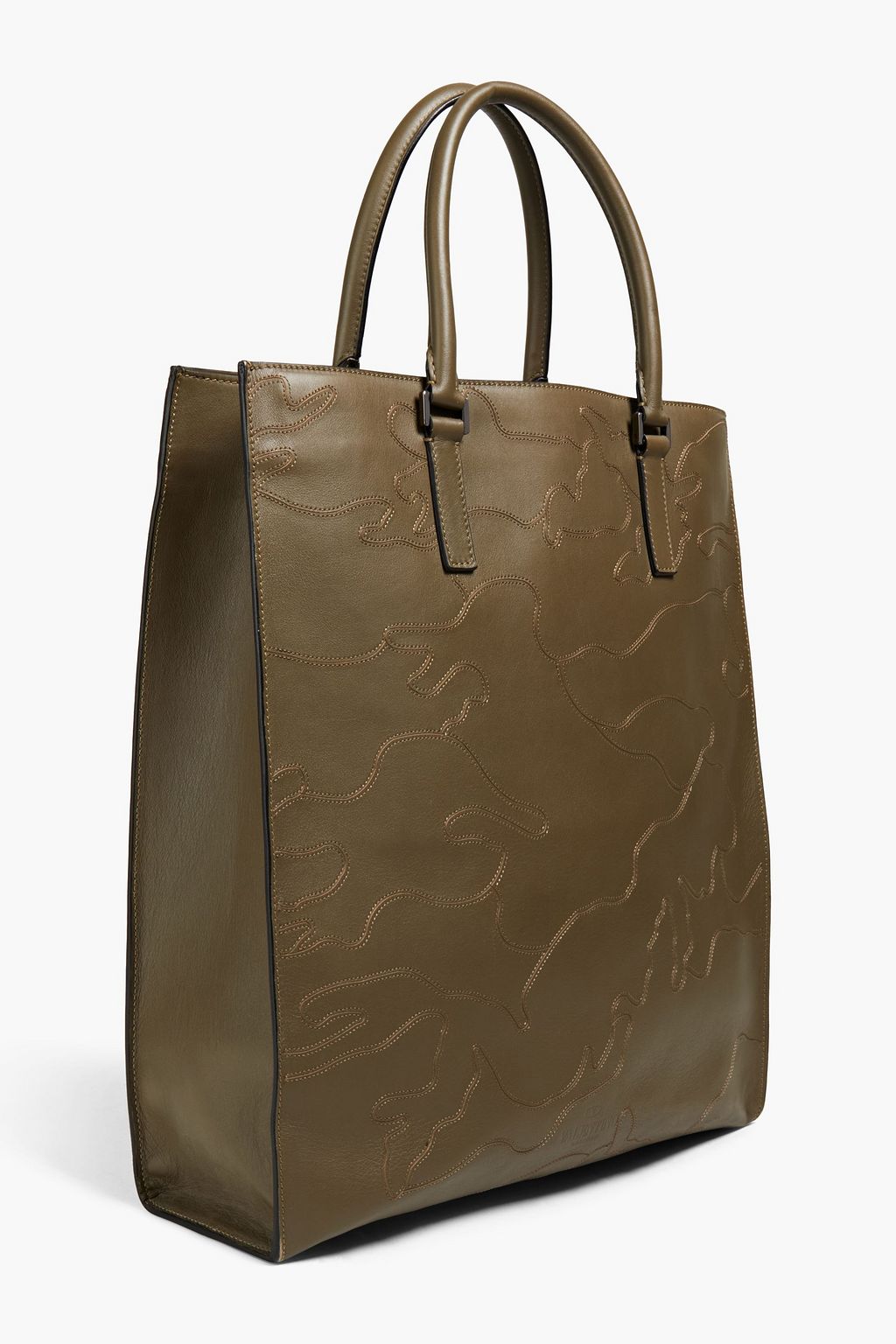 VALENTINO GARAVANI Embroidered leather tote