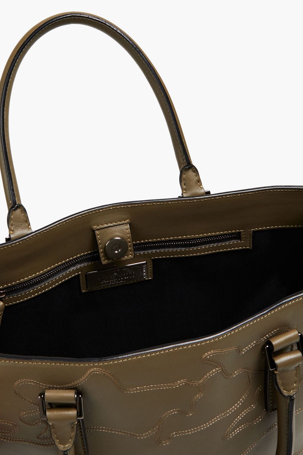 VALENTINO GARAVANI Embroidered leather tote