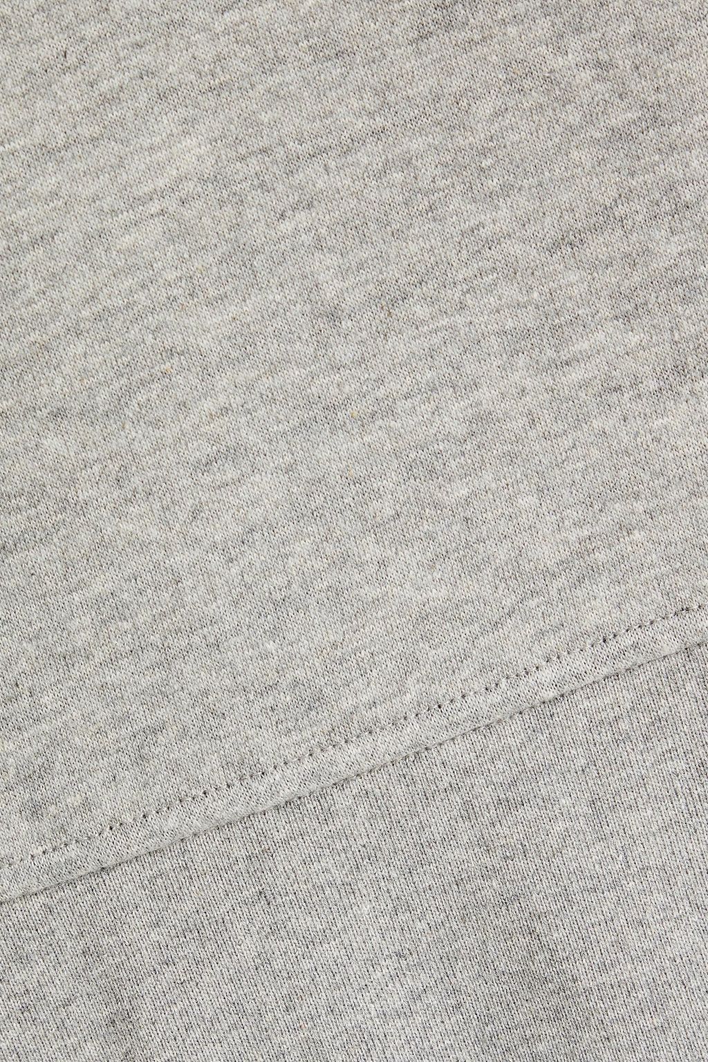 THEORY French cotton-blend terry sweatshirt