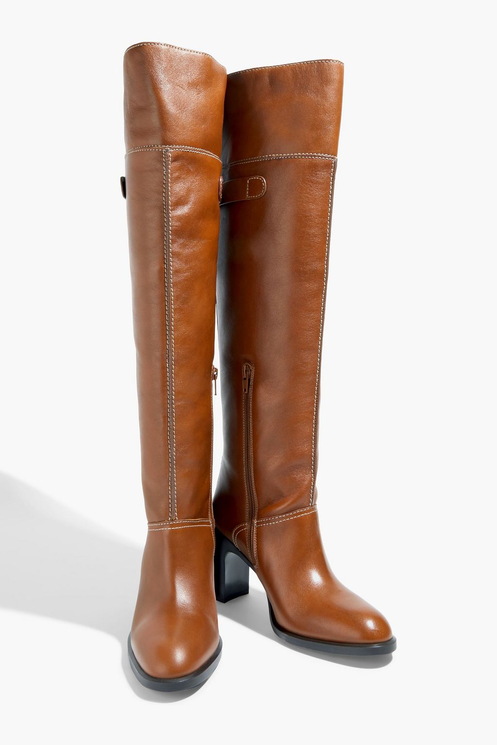 SEE BY CHLOÉ Annia leather over-the-knee boots