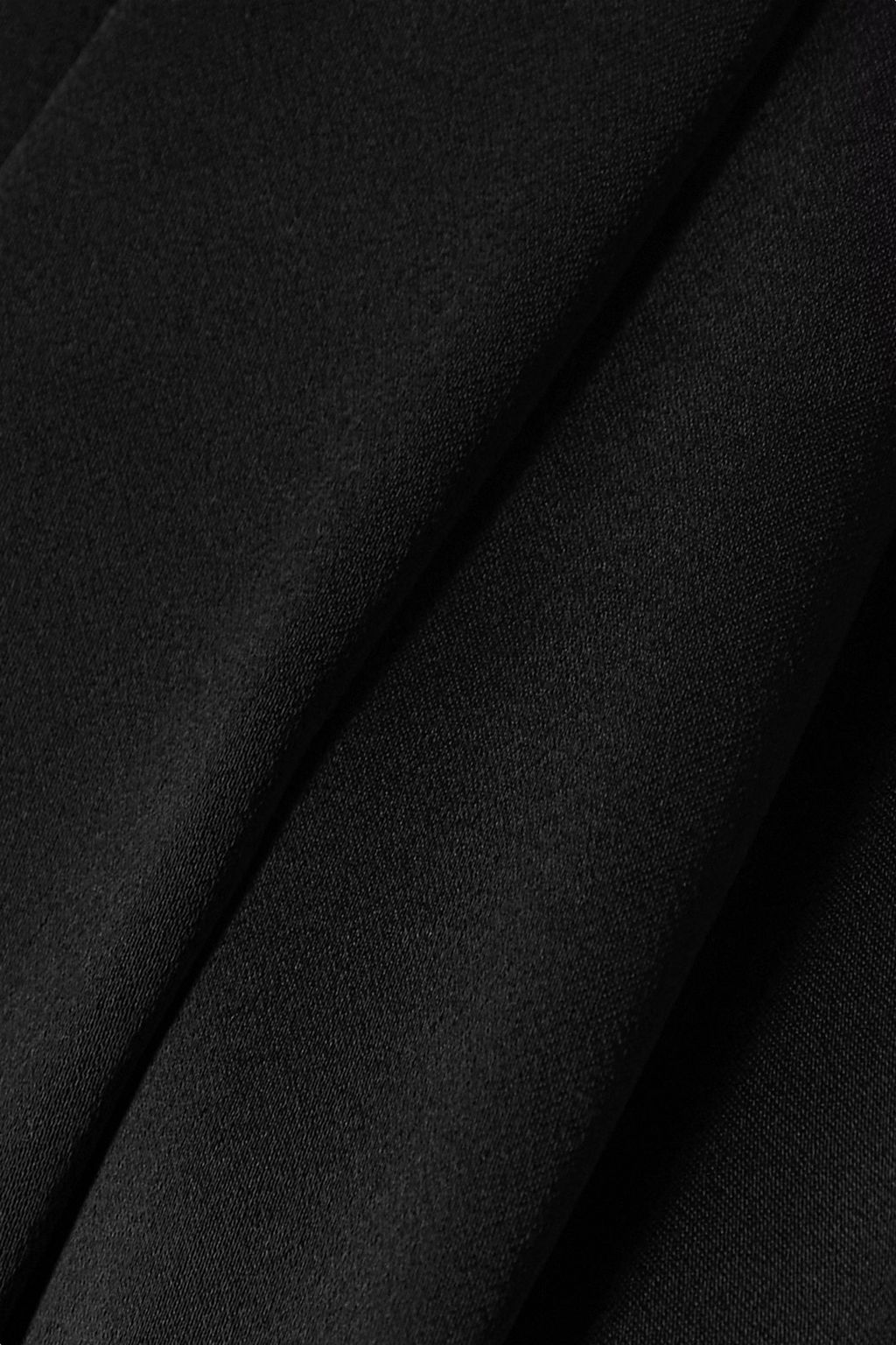 STELLA MCCARTNEY Drapiertes Minikleid aus Crêpe-Satin mit Kristallverzierung