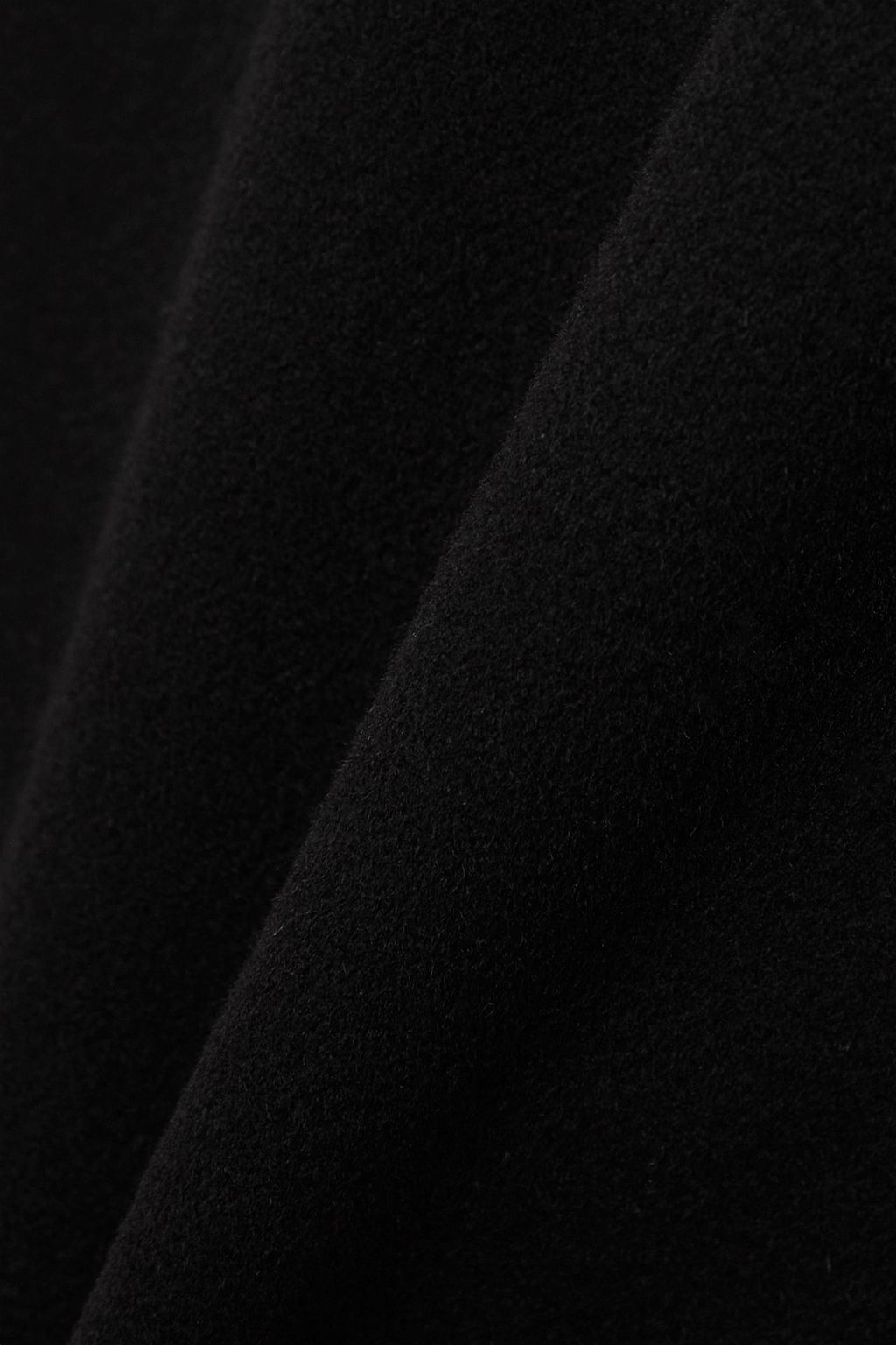STELLA MCCARTNEY Belted faux shearling-trimmed wool coat