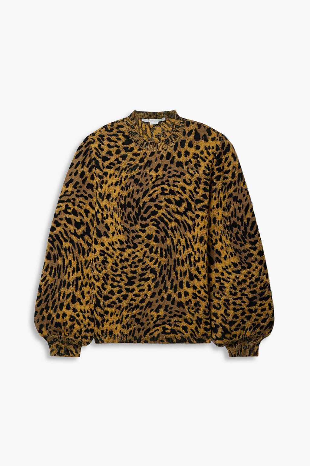 STELLA MCCARTNEY Leopard-jacquard sweater