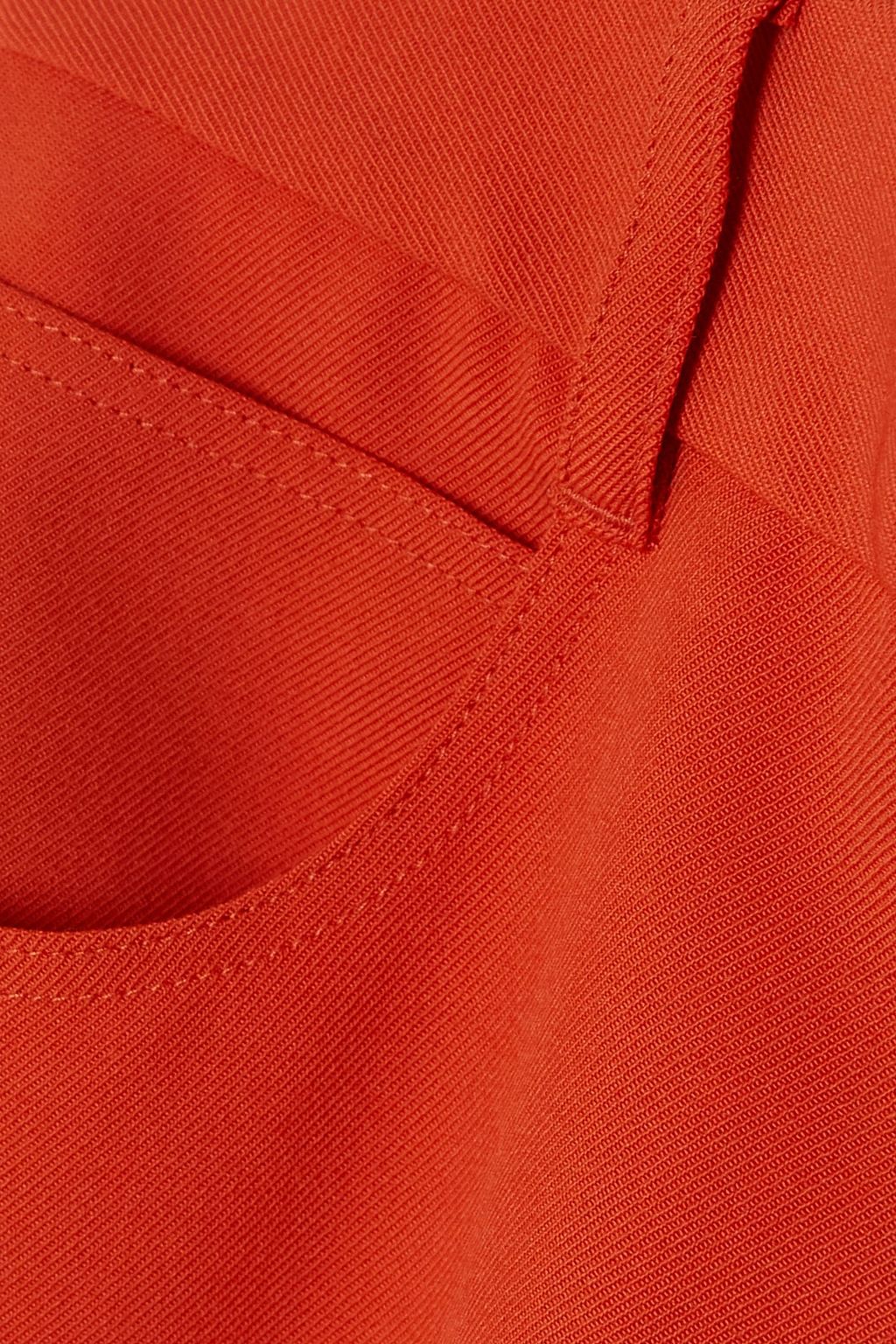 STELLA MCCARTNEY Cropped stretch-twill flared pants