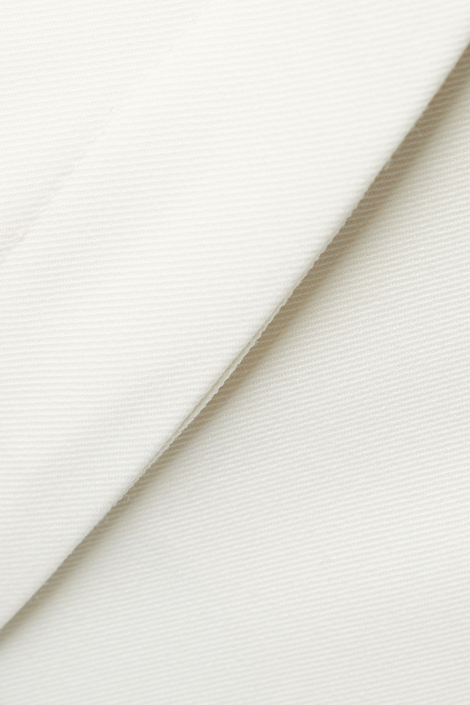 STELLA MCCARTNEY SATIN-TRIMMED TWILL STRAIGHT-LEG PANTS