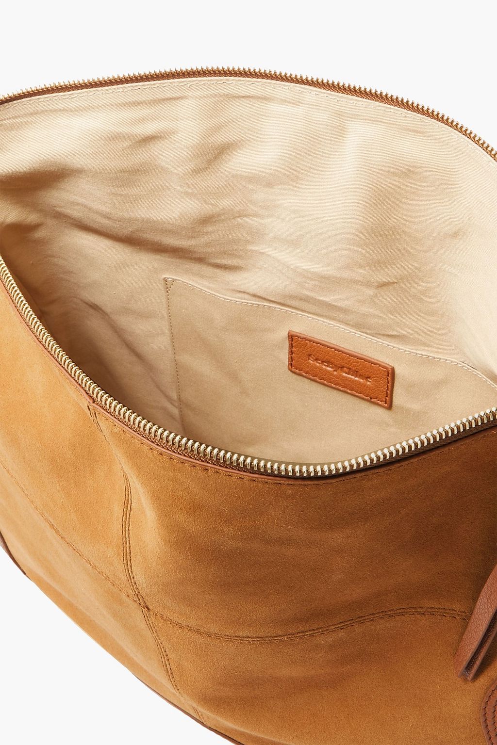 SEE BY CHLOÉ Hana suede and pebbled-leather shoulder bag