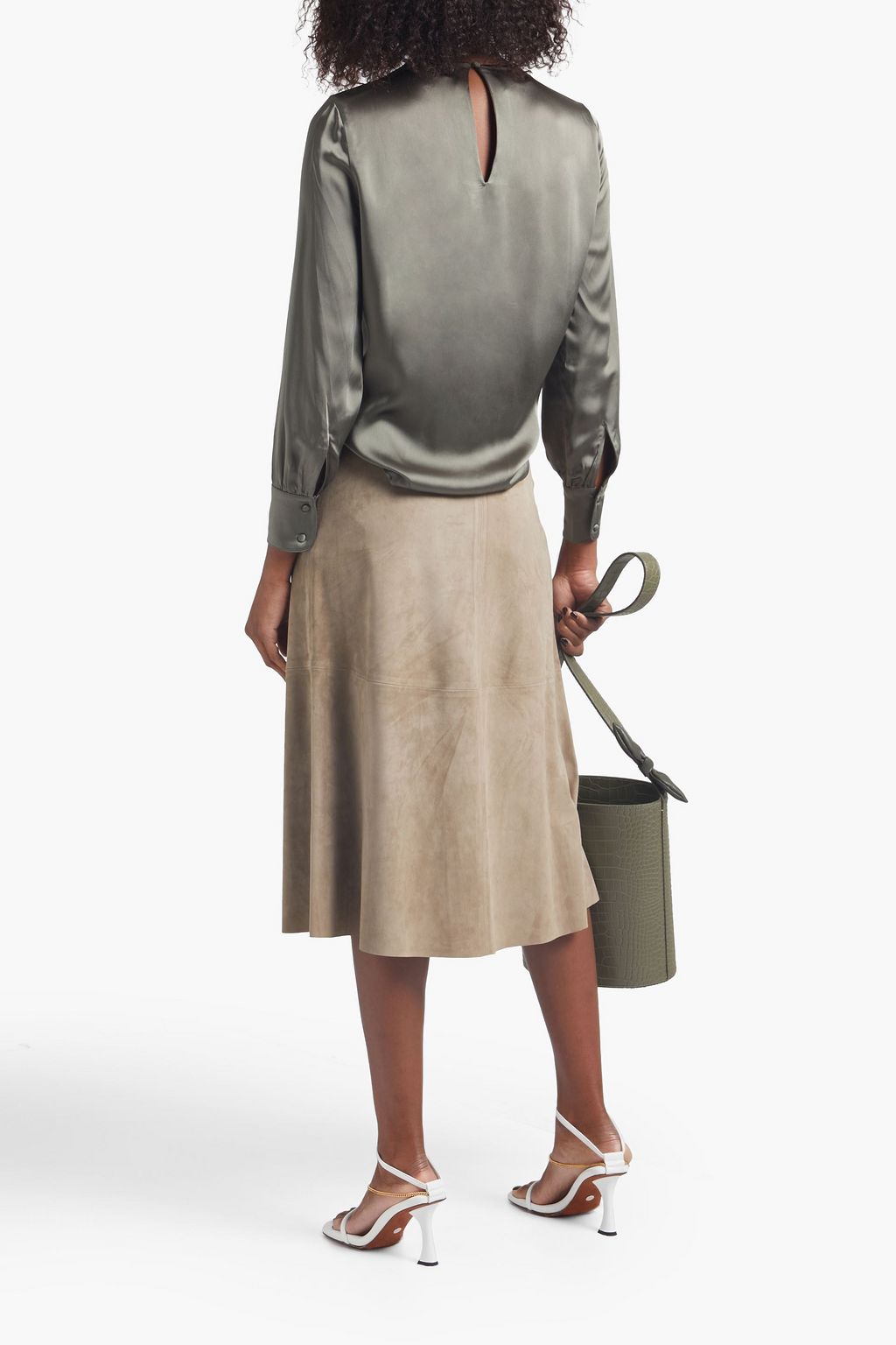 OFFICINE GÉNÉRALE Francesca satin top