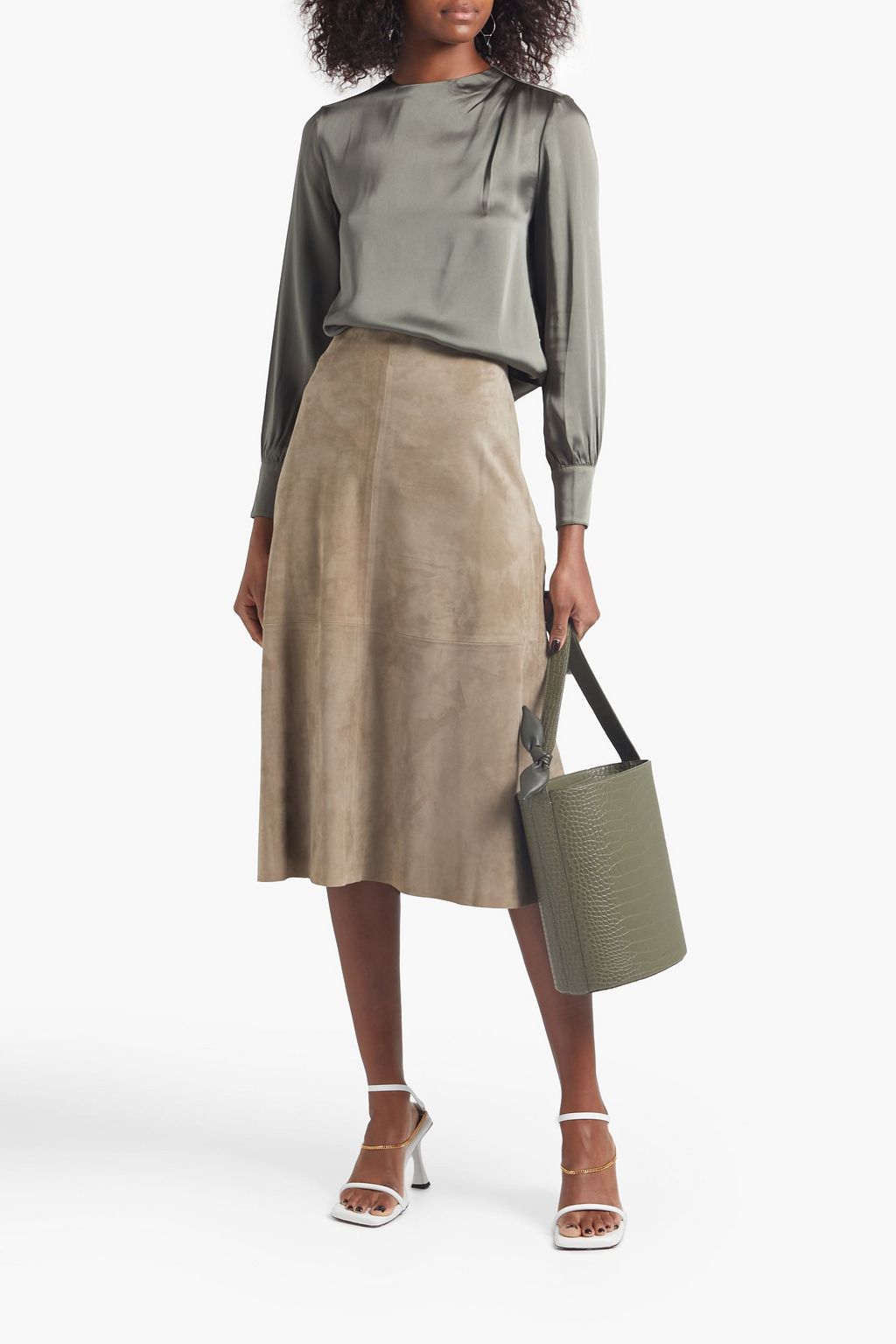 OFFICINE GÉNÉRALE Francesca satin top