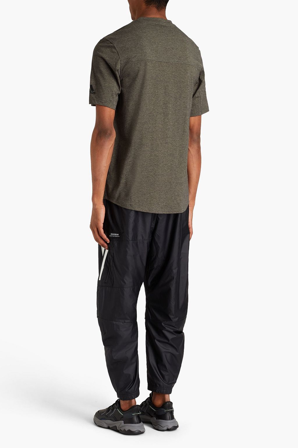 ADIDAS Tapered printed shell track pants