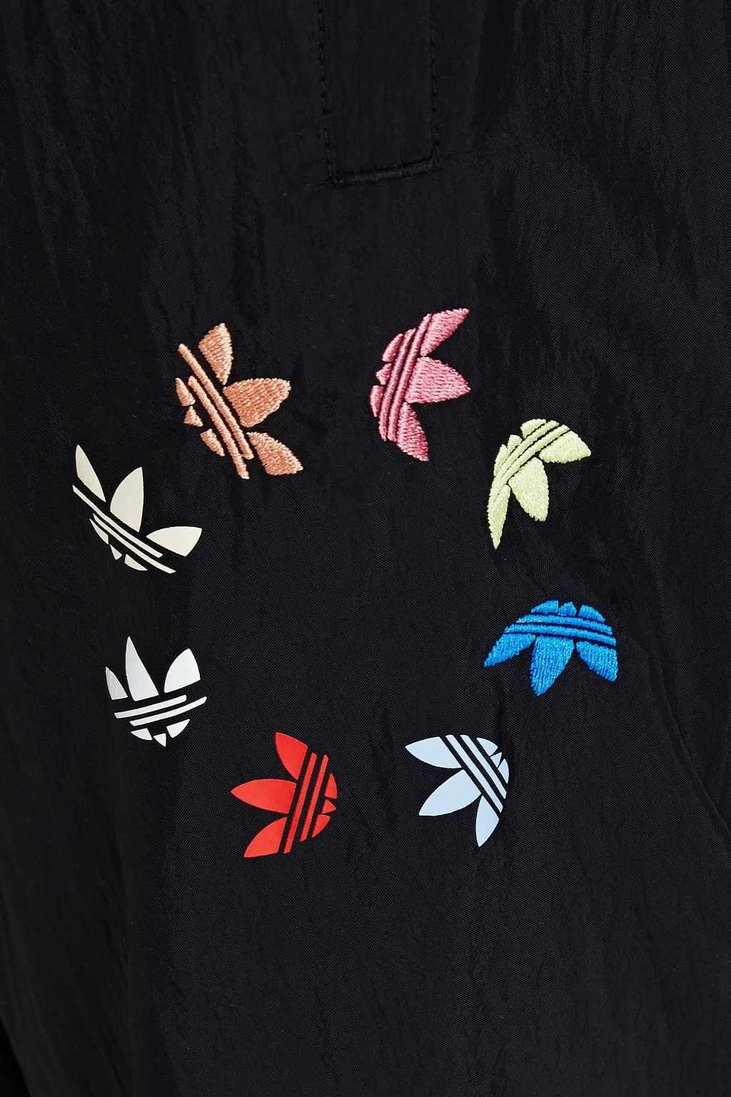 ADIDAS ORIGINALS Embroidered logo-print shell track pants