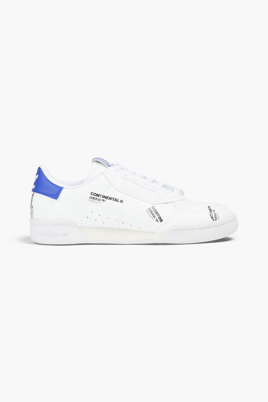 White 80 logo-print faux leather sneakers | ADIDAS ORIGINALS THE OUTNET