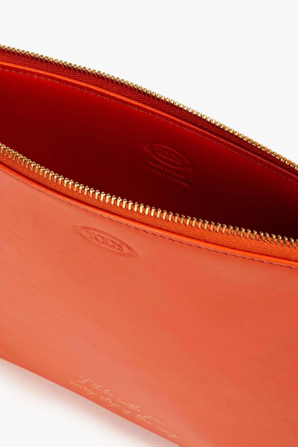 TOD'S Clutch aus bedrucktem Leder