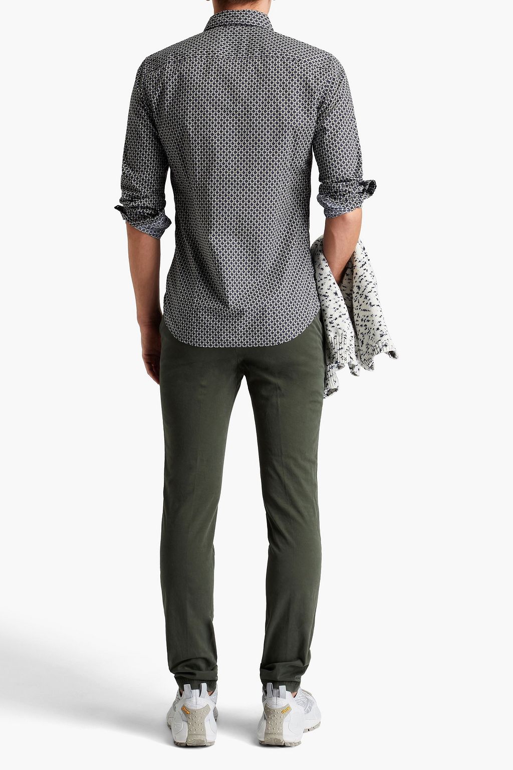 KENZO Printed cotton-poplin shirt