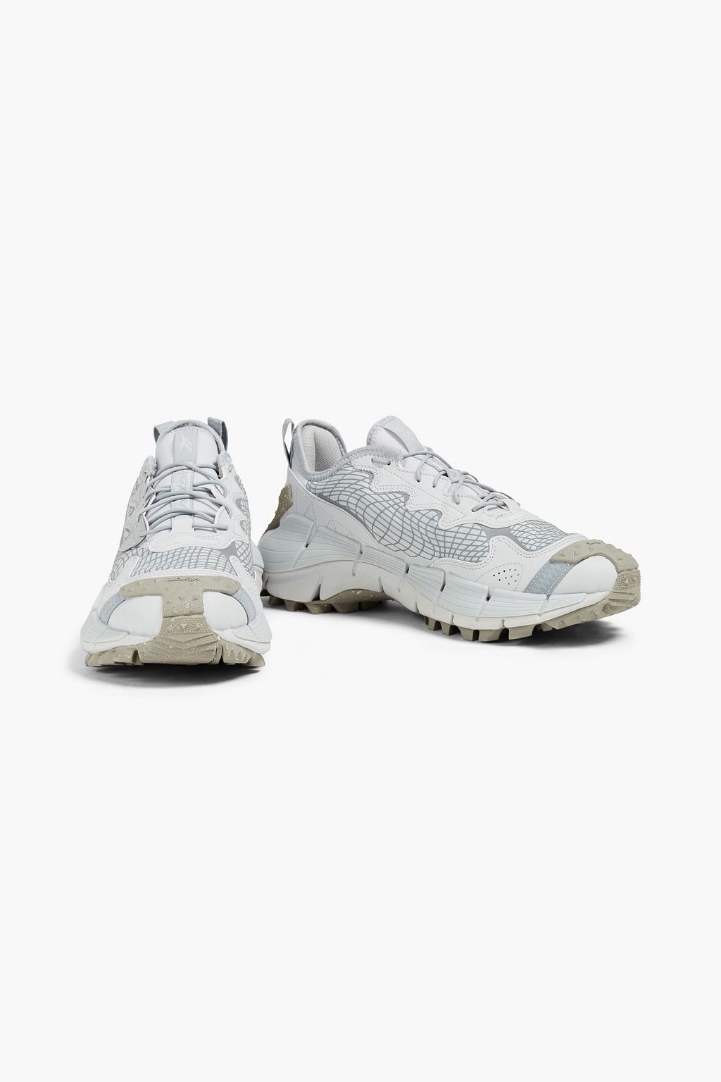 REEBOK Zig Kinetica II canvas and neoprene running sneakers