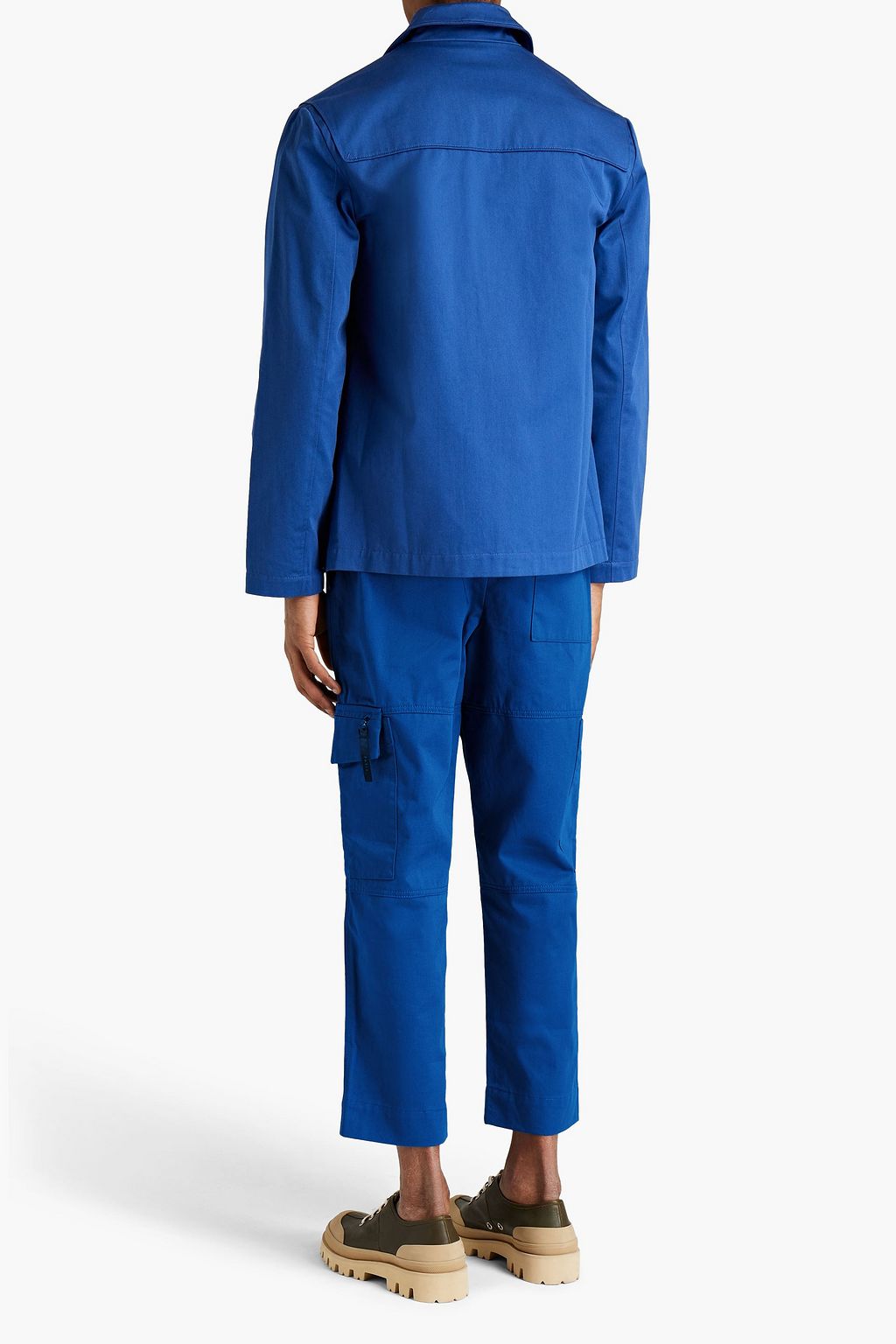 KENZO Cropped cotton-gabardine cargo pants