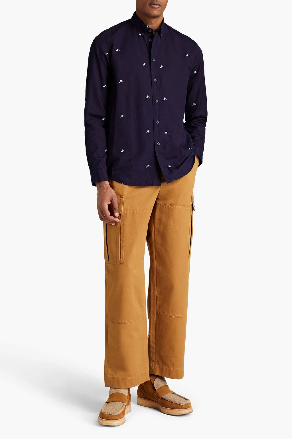KENZO Fil coupé cotton shirt