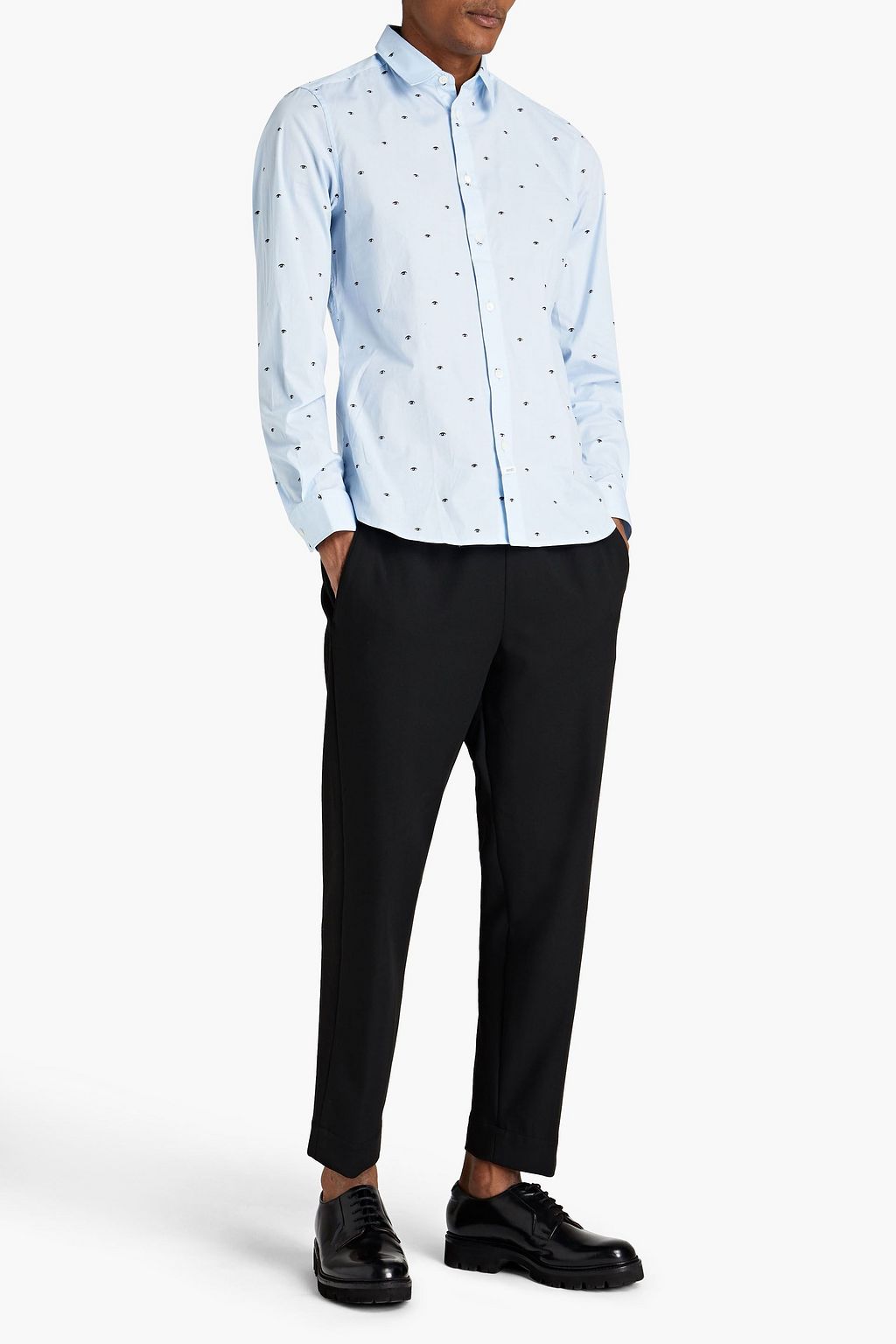 KENZO Hemd aus Baumwollpopeline mit Print