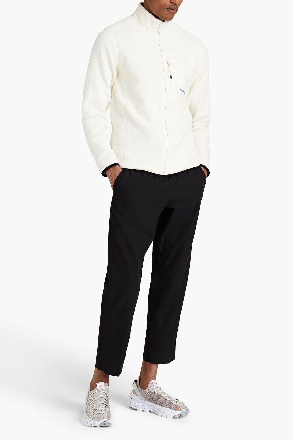 KENZO Tapered cotton-poplin pants
