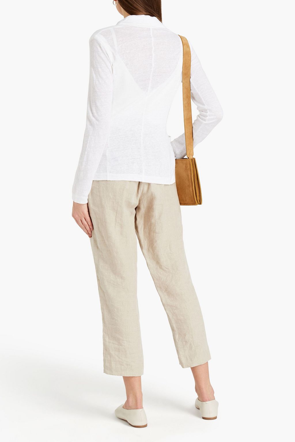 MAJESTIC FILATURES Linen-blend jersey blazer