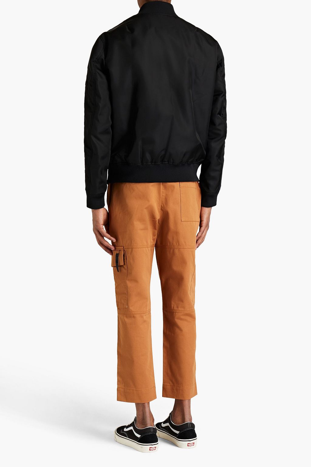 KENZO Logo-embroidered shell bomber jacket