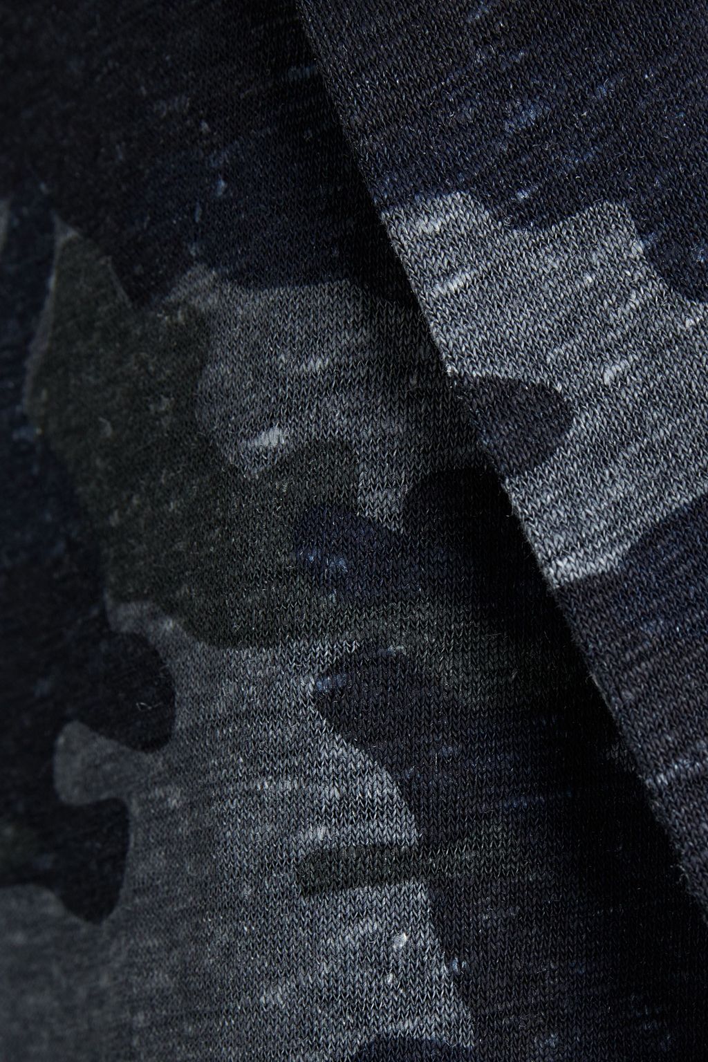 MAJESTIC FILATURES Camouflage-print slub linen-blend jersey blazer