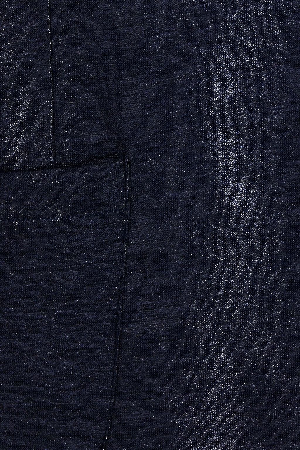 MAJESTIC FILATURES Metallic linen-blend jersey blazer
