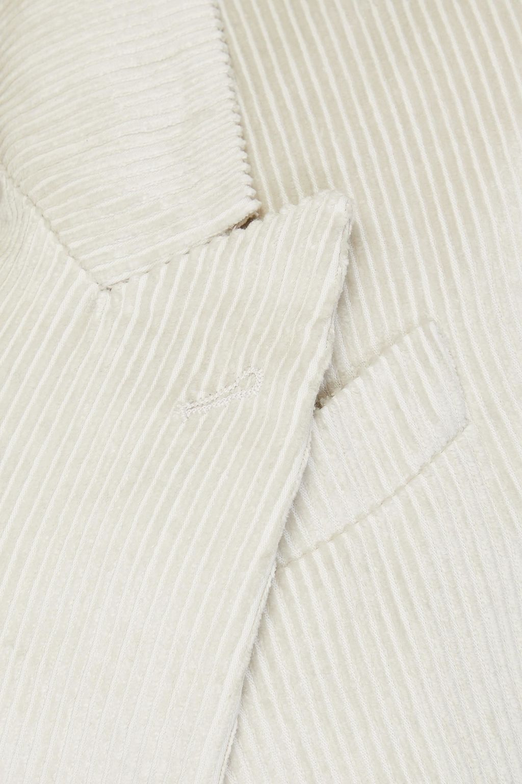 BRUNELLO CUCINELLI リネン混コーデュロイ ブレザー ビーズ付き