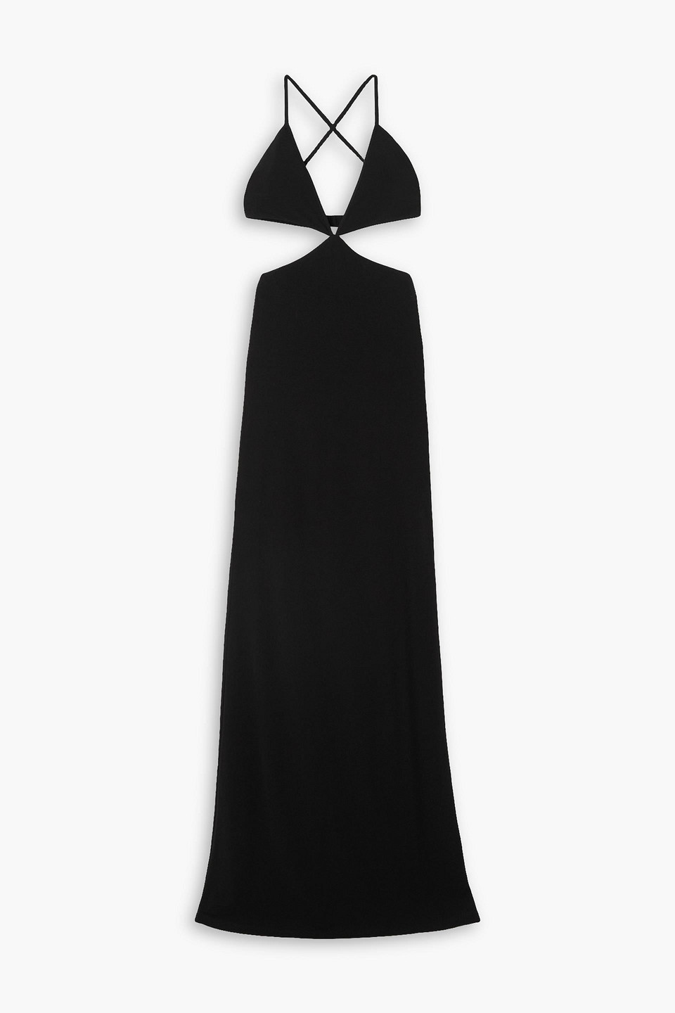 Zeynep Arcay Cutout Jersey Maxi Dress In Black