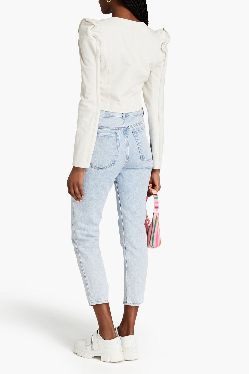 KENZO Cotton and linen-blend jacket
