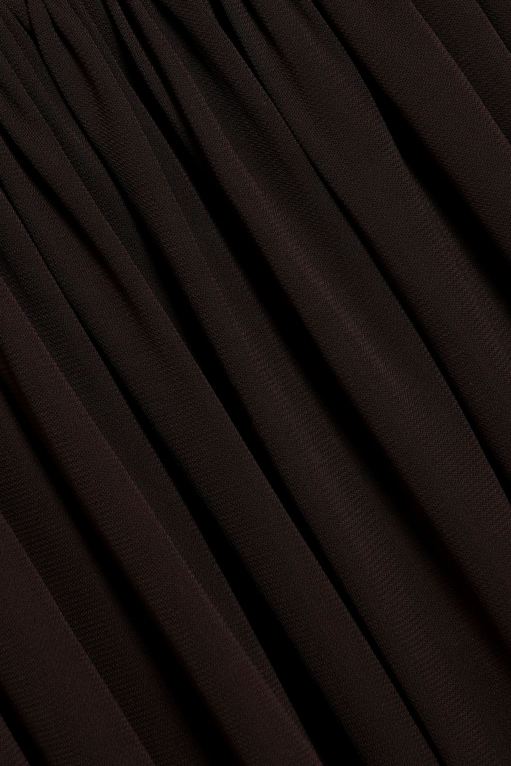 KHAITE Layas asymmetric crepe maxi dress